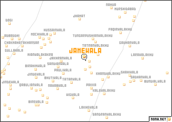 map of Jamewāla