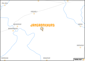 map of Jāmgaon Khurd