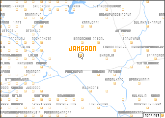 map of Jāmgaon