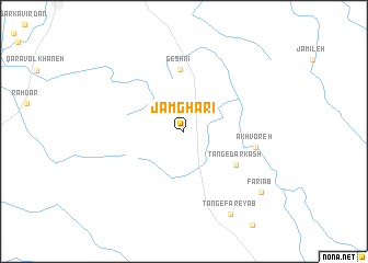 map of Jamghārī