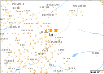 map of Jamiān