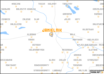 map of Jamielnik