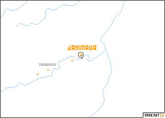 map of Jaminauá