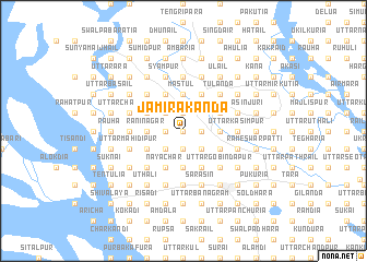 map of Jāmirākānda