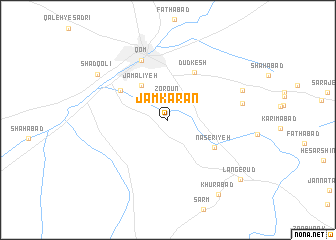 map of Jamkarān