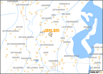 map of Jamlāni