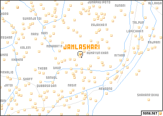 map of Jām Lāshāri