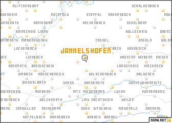 map of Jammelshofen