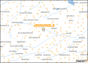 map of Jammūnwāla