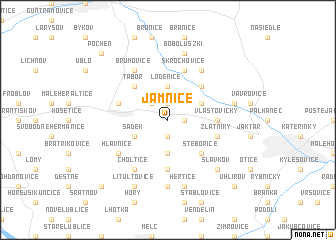 map of Jamnice