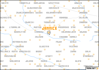 map of Jamnice