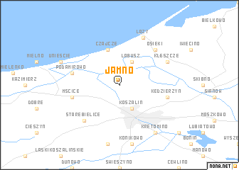 map of Jamno