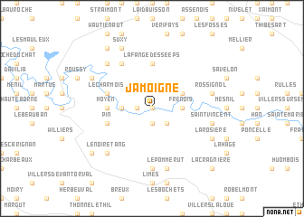 map of Jamoigne