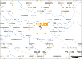 map of Jamolice