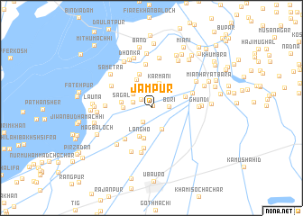 map of Jāmpur