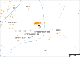 map of Jāmpur