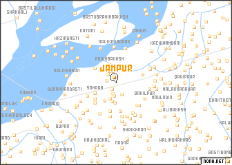 map of Jāmpur