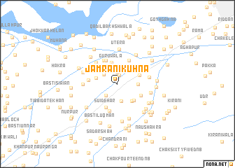 map of Jamrāni Kuhna