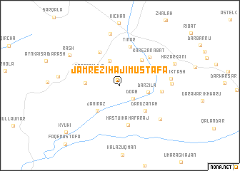 map of Jamrēz-i Hājī Muşţafá