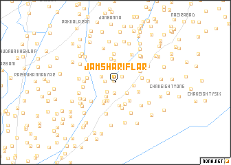 map of Jām Sharīf Lār