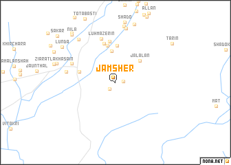 map of Jamsher