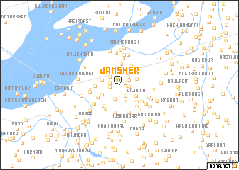 map of Jamsher