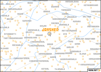 map of Jamsher