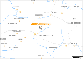 map of Jamshīdābād