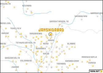 map of Jamshīdābād