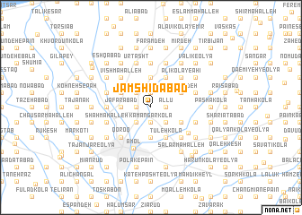 map of Jamshīdābād