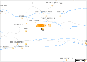 map of Jamshīrī