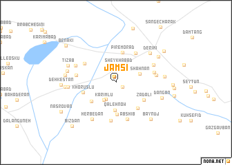 map of Jamsī