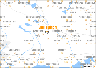 map of Jämsunda