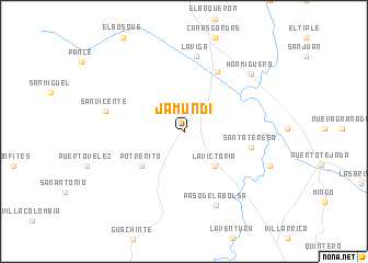 map of Jamundí