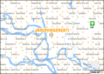 map of Jāmur Khidragati