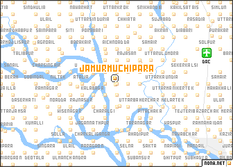 map of Jāmur Muchipāra