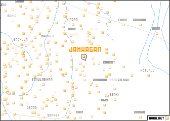 map of Jām Wagan