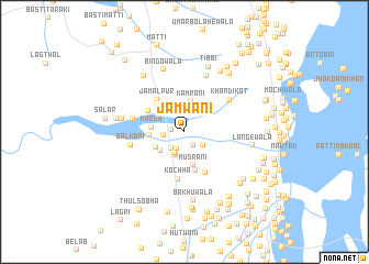 map of Jamwāni