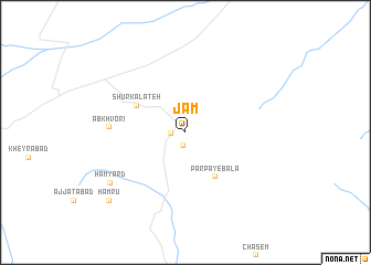 map of Jām