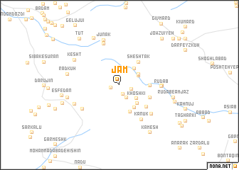 map of Jam‘