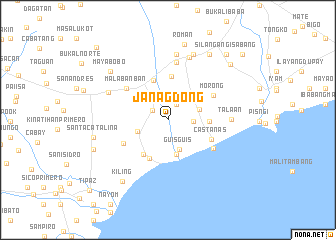 map of Janagdong