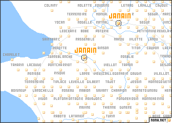 map of Janain