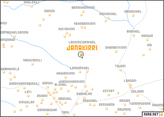 map of Jāna Kirri