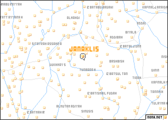 map of Janāklīs