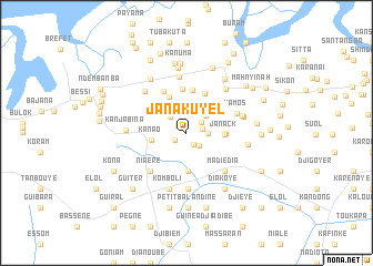 map of Jana Kuyel