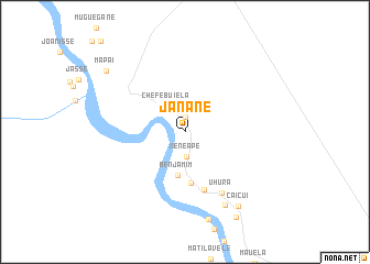 map of Janane