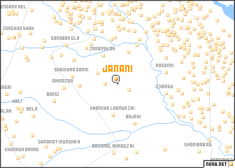 map of Jānāni