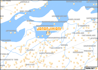 map of Jānan ji Miāni