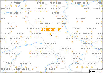 map of Janapolis