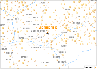 map of Janarola